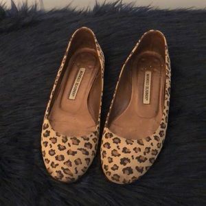 Manolo Blahnik Flats Cheetah
